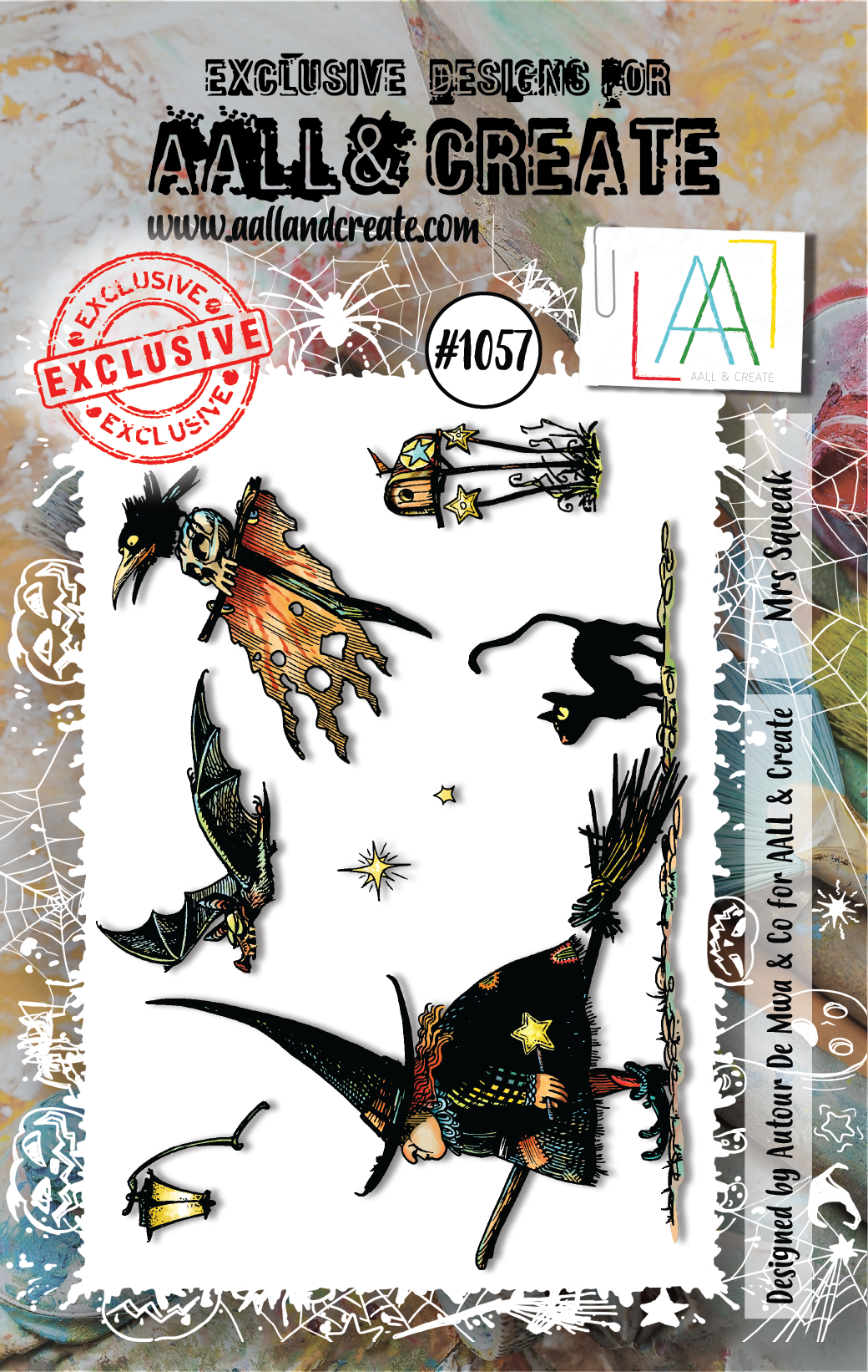 #1057 - A7 Stamp Set - Mrs Squeak #1057 - A7 Stamp Set - Mrs Squeak