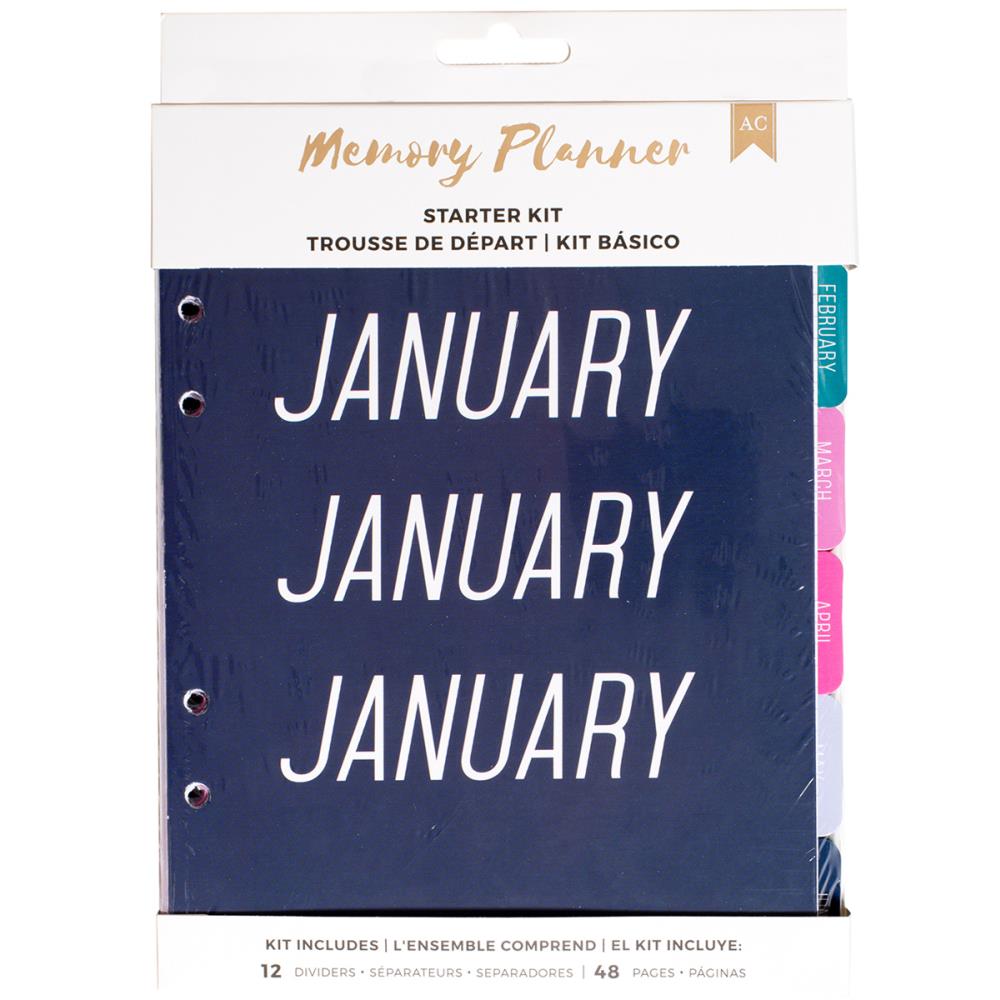 Marble Crush - Mixed Starter Kit - Memory Planner Binder - American Crafts