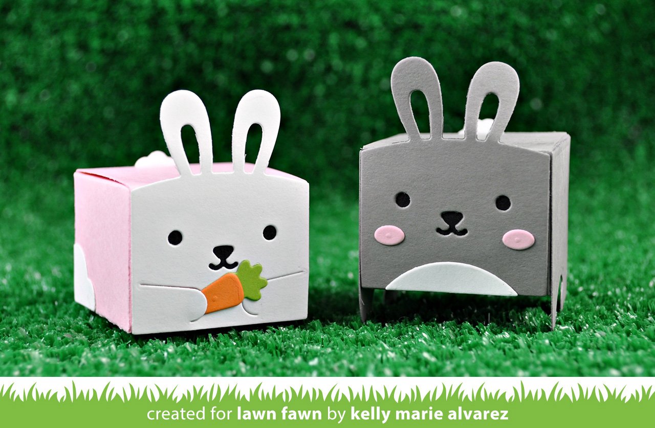 Tiny Gift Box Bunny Add-On - Lawn Cuts Tiny Gift Box Bunny Add-On - Lawn Cuts