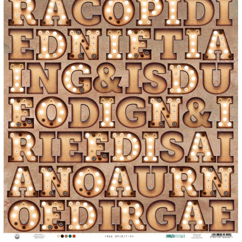 Paper 04 - 12"x12" - Free Spirit