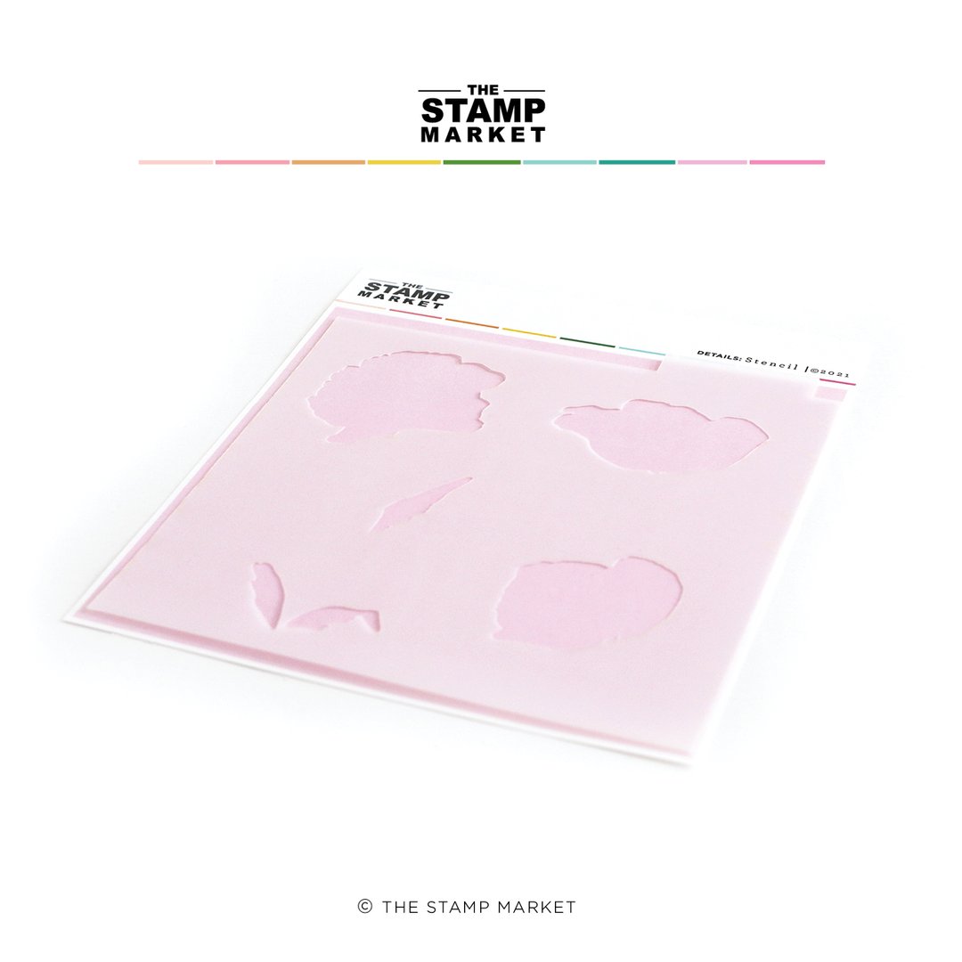 Poppies for You - Stencil