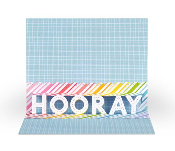 Pop-up Hooray - lawn cuts