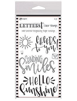Hello Sunshine - Ranger Letter It Clear Stamp Set