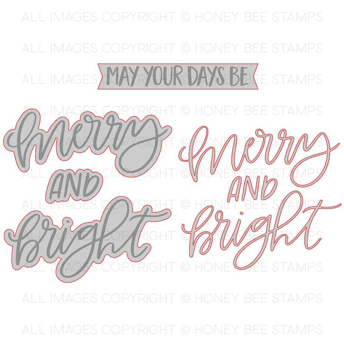 Merry & Bright- Honey Cuts Merry & Bright- Honey Cuts