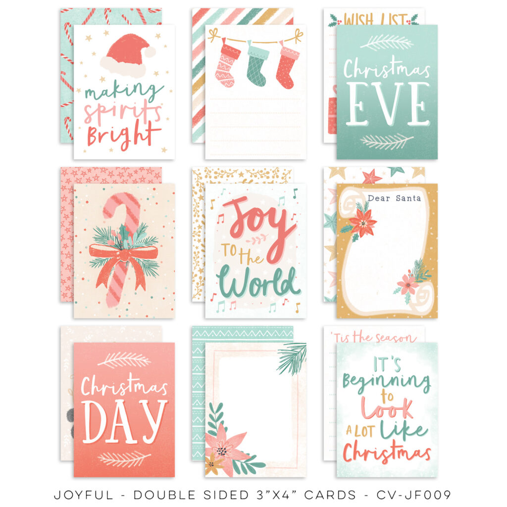 Pocket Cards - Joyful - 18 Double Sided 3"x4" Cards Pocket Cards - Joyful - 18 Double Sided 3"x4" Cards