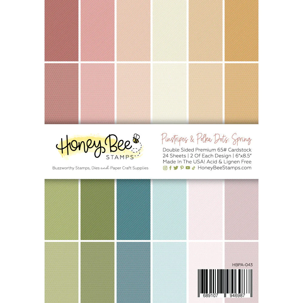Pinstripes & Polka Dots: Spring - Paper Pad