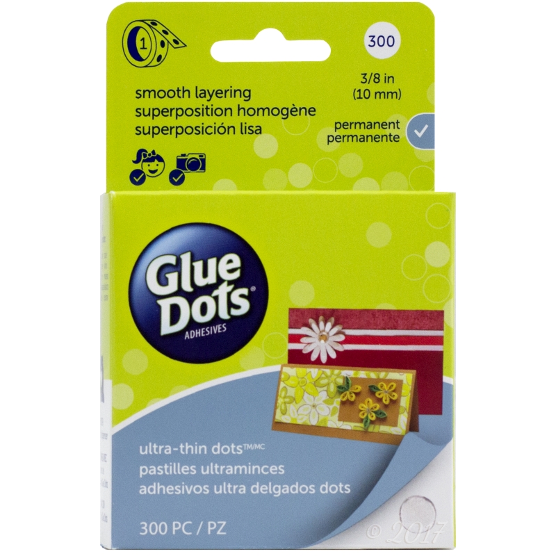 Ultra Thin .375" - Glue Dots - 300 Stück Ultra Thin .375" - Glue Dots - 300 Stück