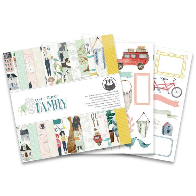 We are Family - 6"x6" - Paper Pad