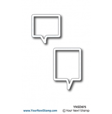 Talk Bubble Frames - Die Set