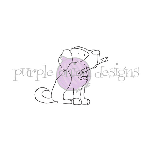 Bartles (dog with candy cane) - Holly Mabutas Bartles (dog with candy cane) - Holly Mabutas