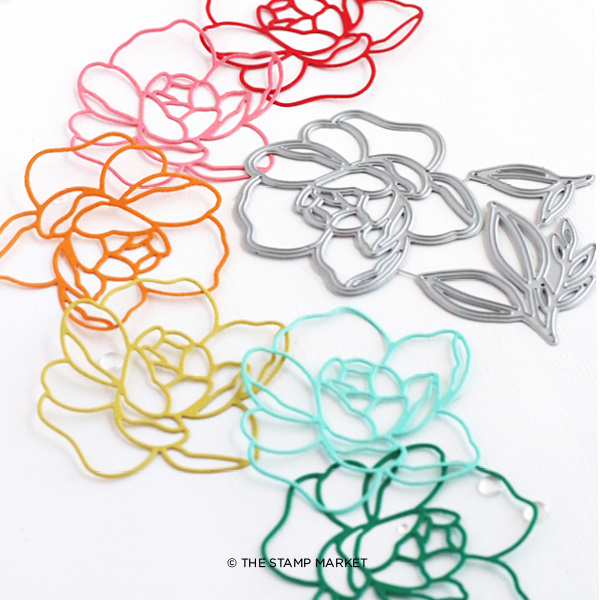 Fresh Cut Floral Layering - Dies