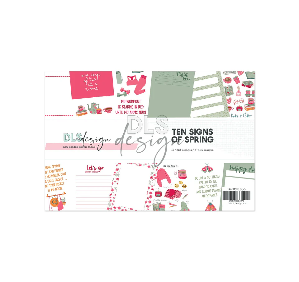 Pocket Pages Set 4X6 - Ten Signs Of Spring Pocket Pages Set 4X6 - Ten Signs Of Spring