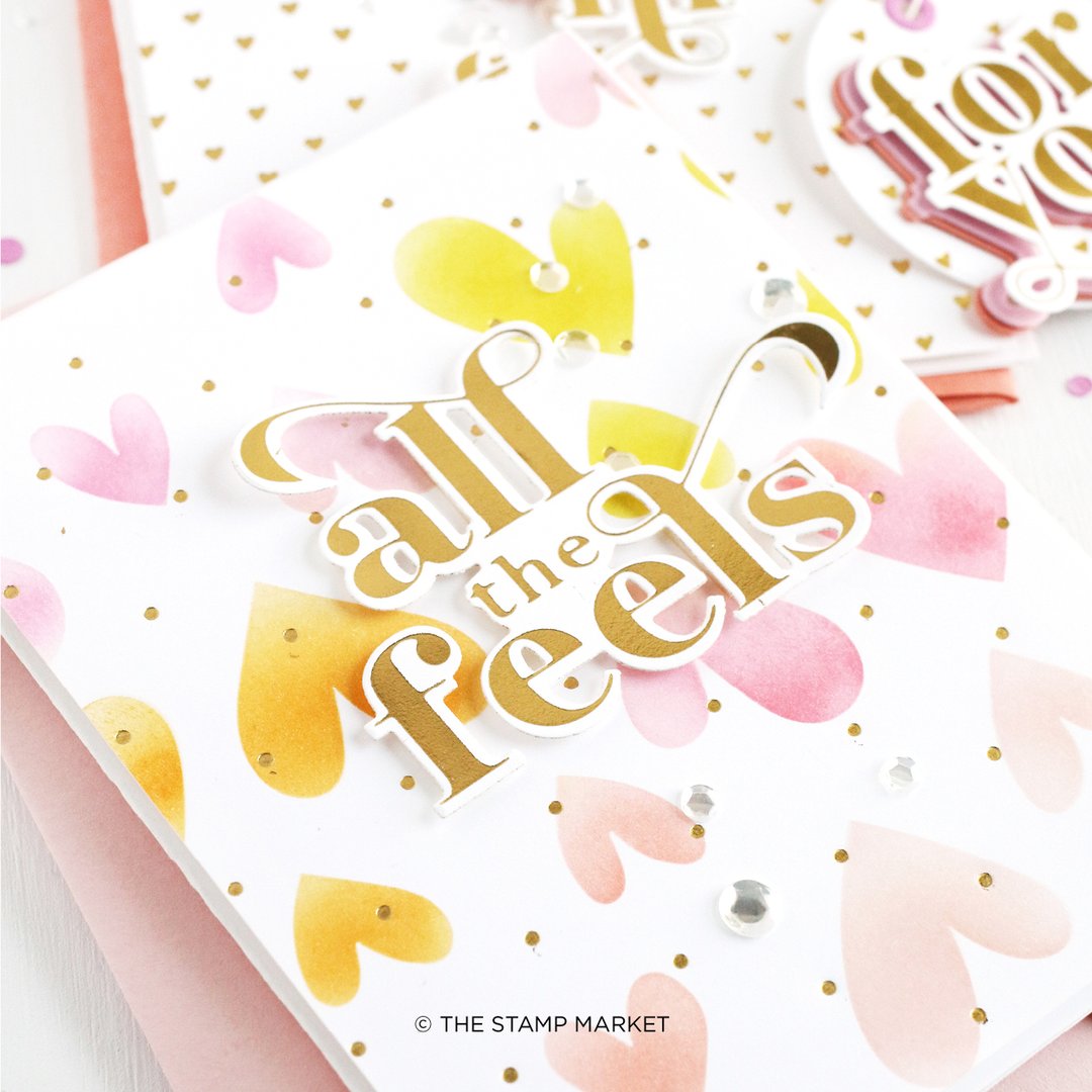 Wonky Hearts - Stencil Wonky Hearts - Stencil