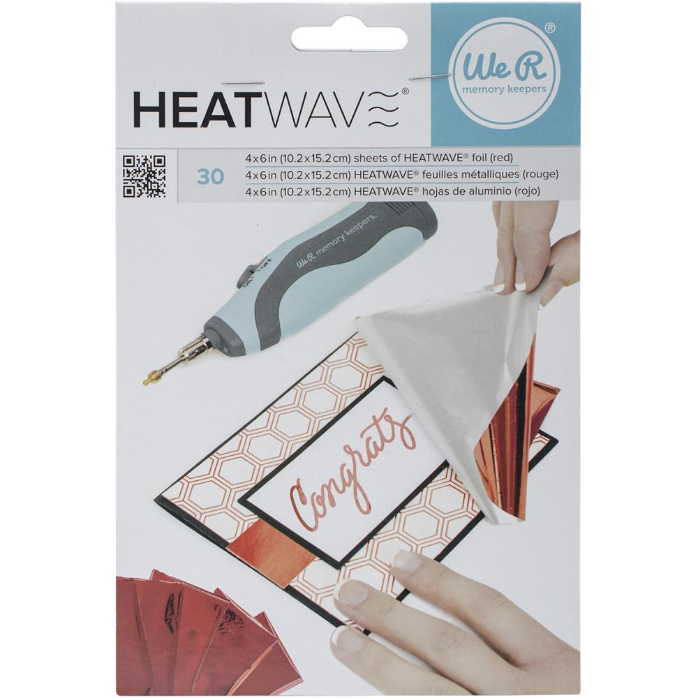 Red - Heatwave Foil Sheets