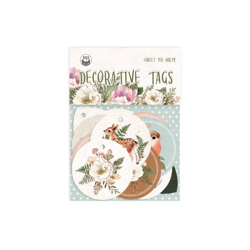 Decorative Tags 01 - Forest Tea Party
