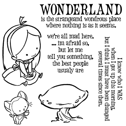 Wonderland - Rubberstamp Wonderland - Rubberstamp