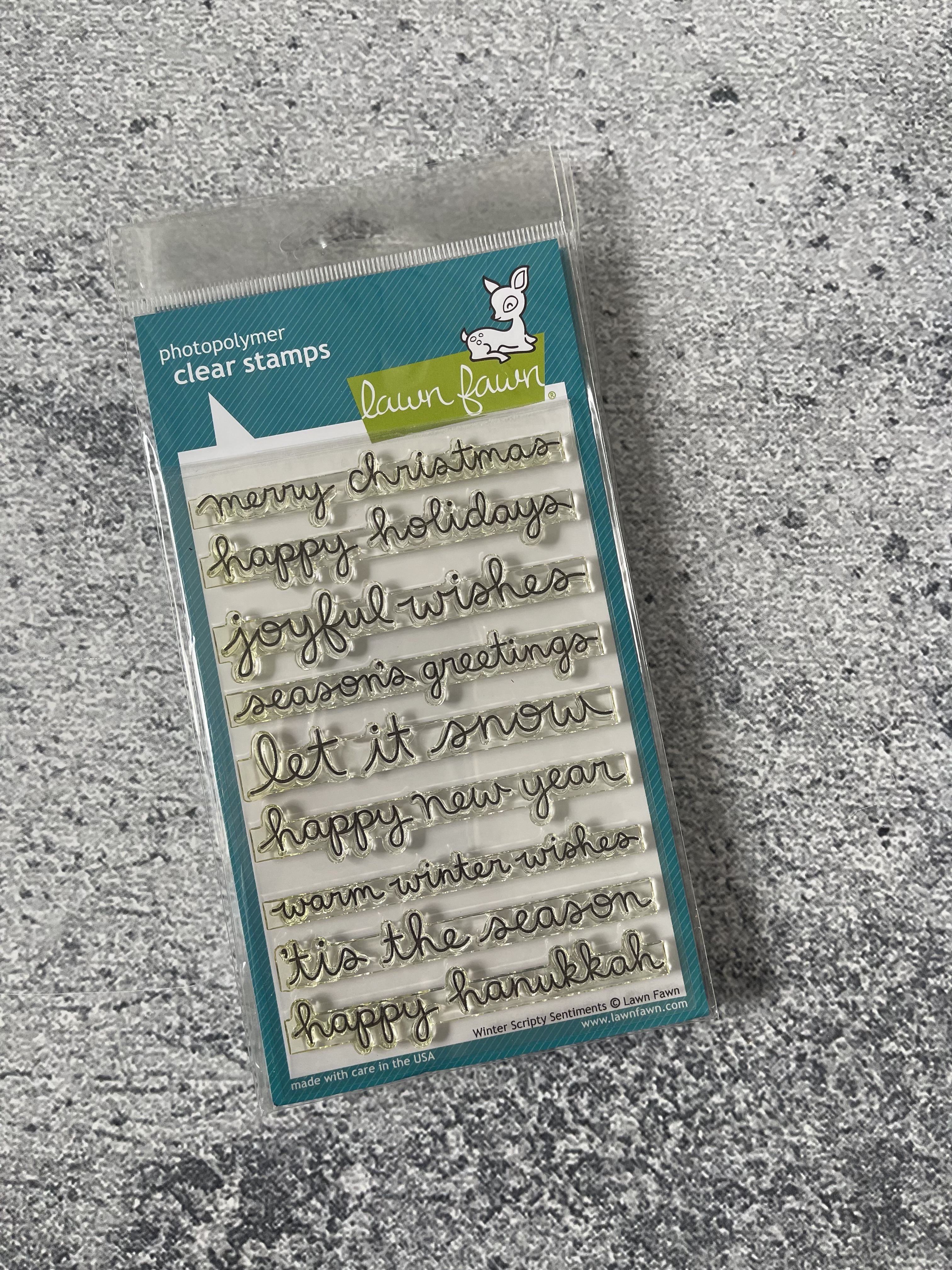 Winter Scripty Sentiments Winter Scripty Sentiments