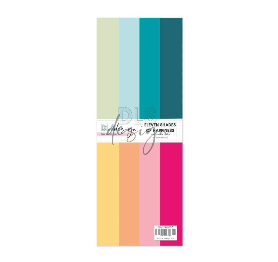 Paper Set 3X8" Cardstock - Eleven Shades Of Happiness Paper Set 3X8" Cardstock - Eleven Shades Of Happiness