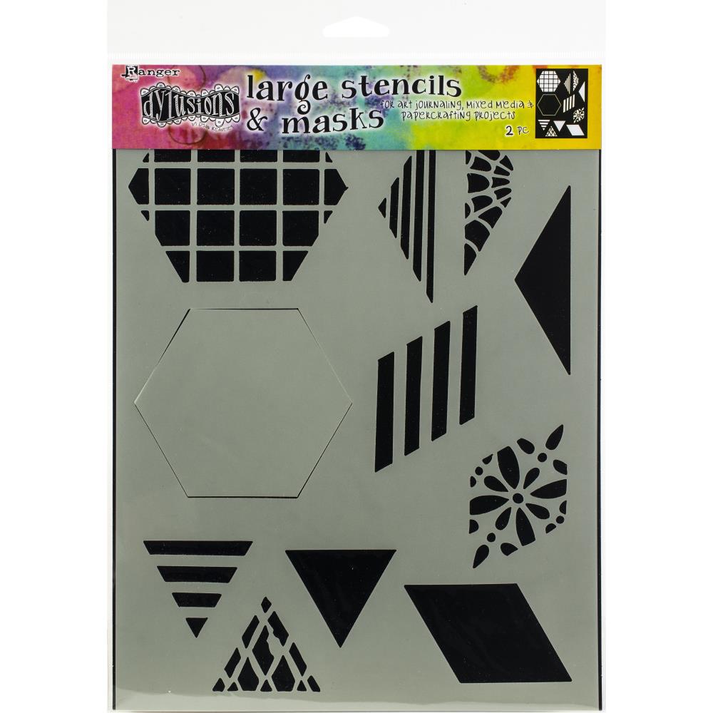 2" Quilt - 9x12" - Dyan Reaveley's Dylusions Stencils