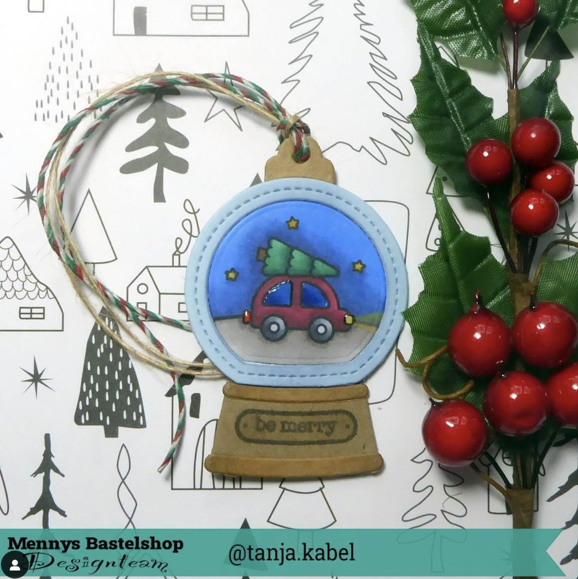 Schneekugel Lawn Fawn