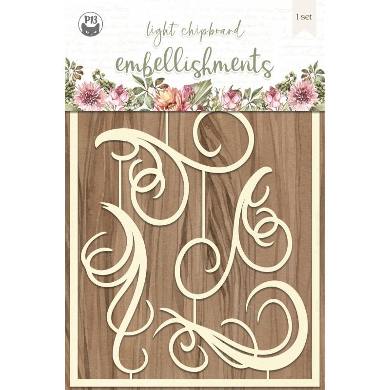 Always and forever 01 - Light Chipboard Embelishments - Always and Forever