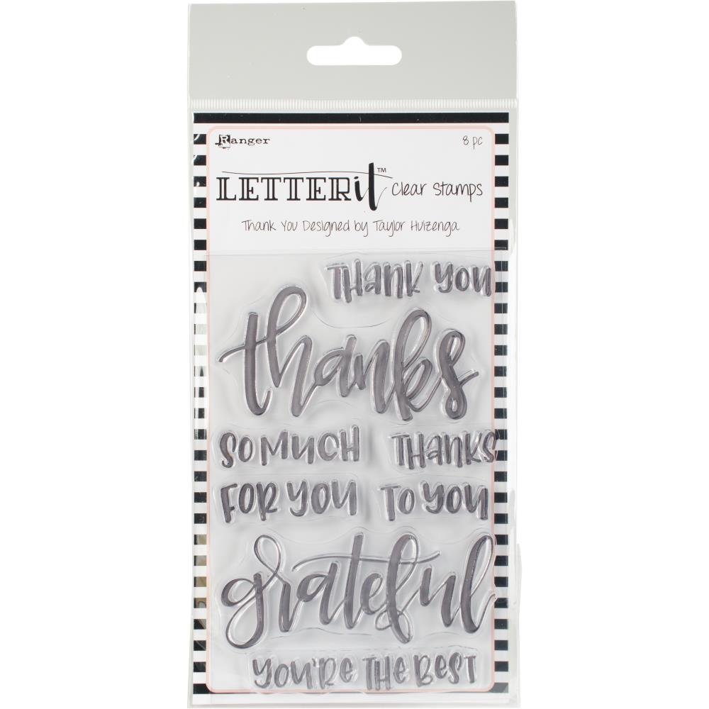 Thank You - Ranger Letter It Clear Stamp Set