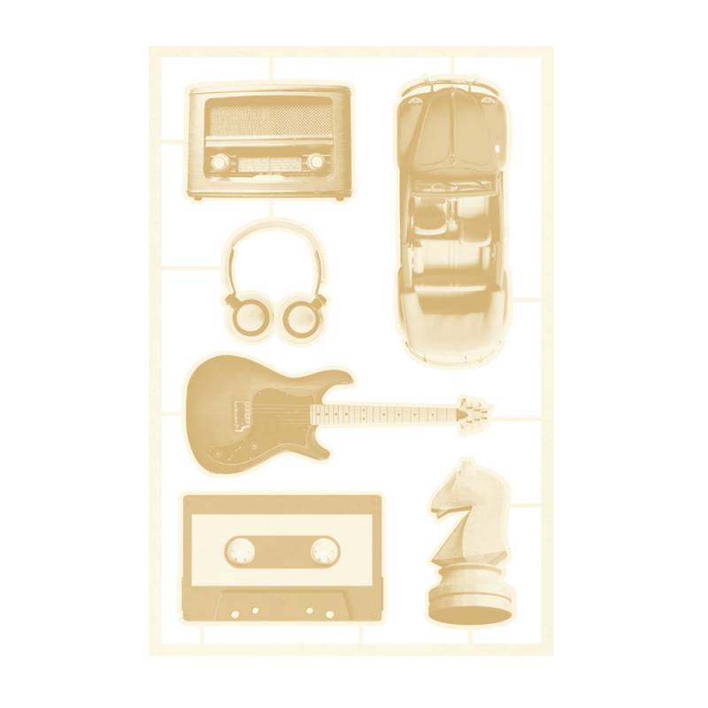 Free Spirit 02 - Light Chipboard Embelishments - Free Spirit