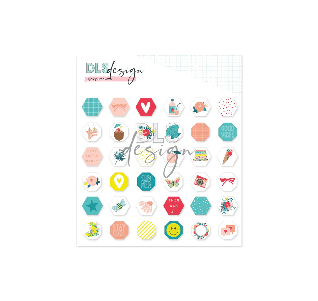 Epoxy Stickers - Fourteen Weeks Of Sunshine Epoxy Stickers - Fourteen Weeks Of Sunshine