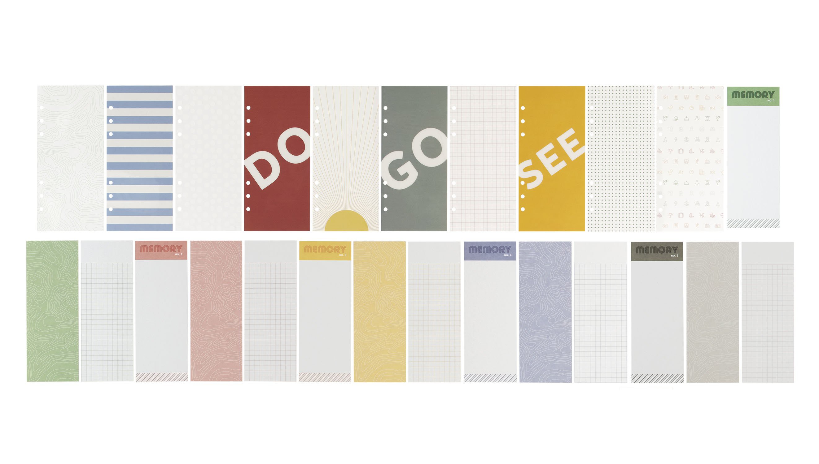 3x8 Journal Card & Transparency Set - Travel Collection 2020