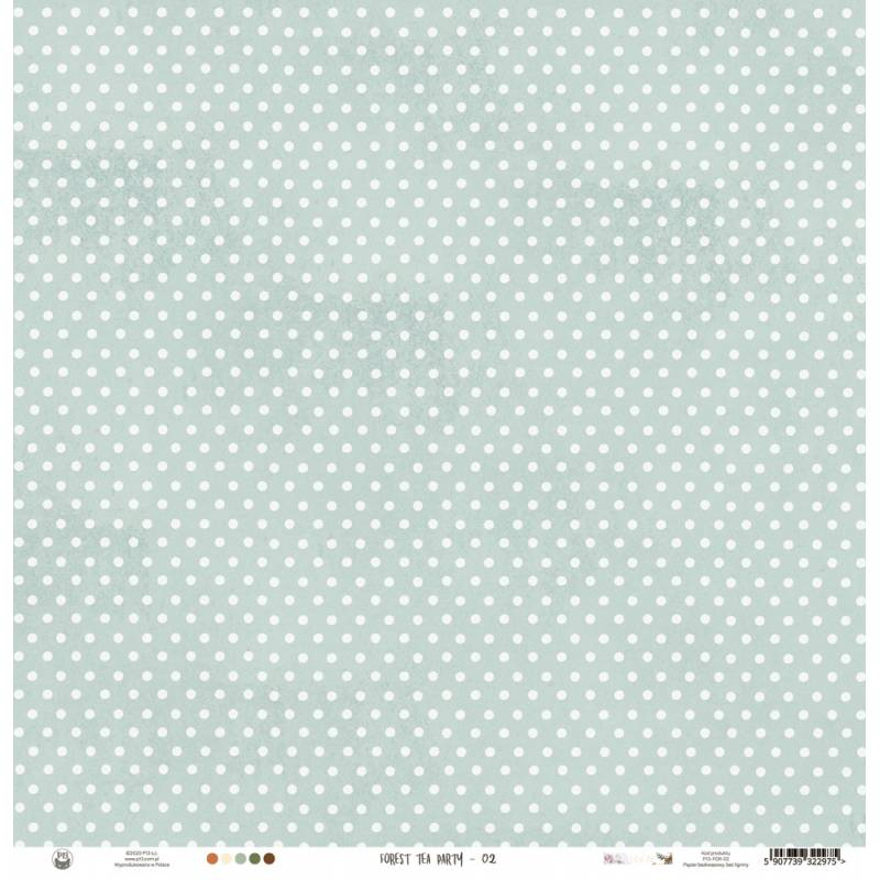 Paper 02 - 12"x12" - Forest Tea Party