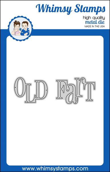 Old Fart Large Word - Die Set
