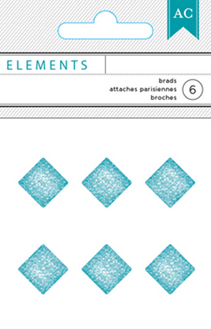 American Crafts Glitter Brads