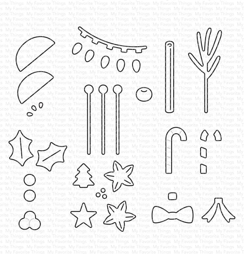 Christmas Garnish - Die-namics