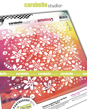 Flowers and Leaves - Art Printing Square : by Kate Crane Flowers and Leaves - Art Printing Square : by Kate Crane