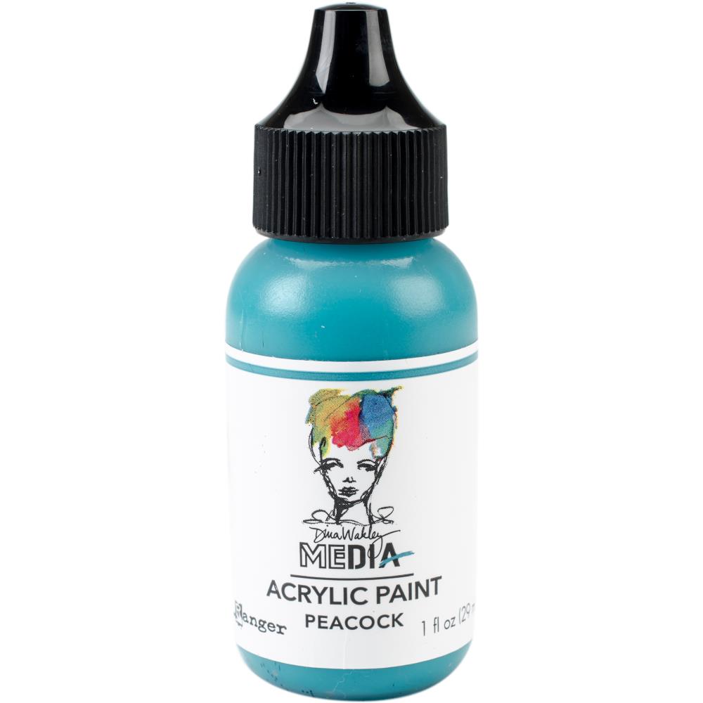 Peacock - Dina Wakley Media Heavy Body Acrylic Paint 1oz