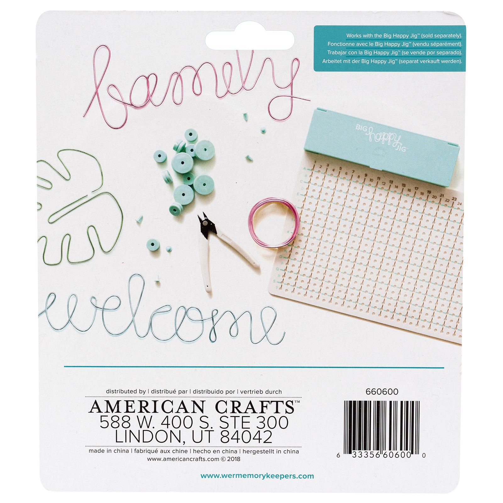 Multi Color - Color Wire 4/Pkg - Big Happy Jig Multi Color - Color Wire 4/Pkg - Big Happy Jig