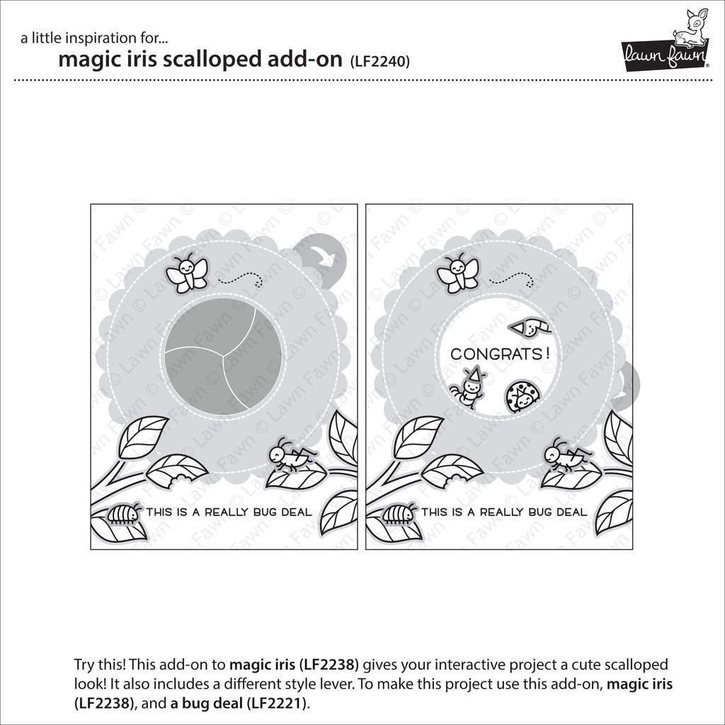 Magic Iris Scalloped Add-On - lawn cuts Magic Iris Scalloped Add-On - lawn cuts