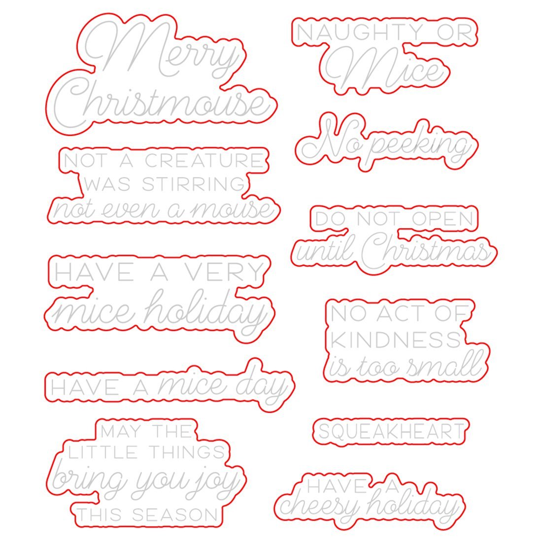 Merry Christmouse - Honey Cuts