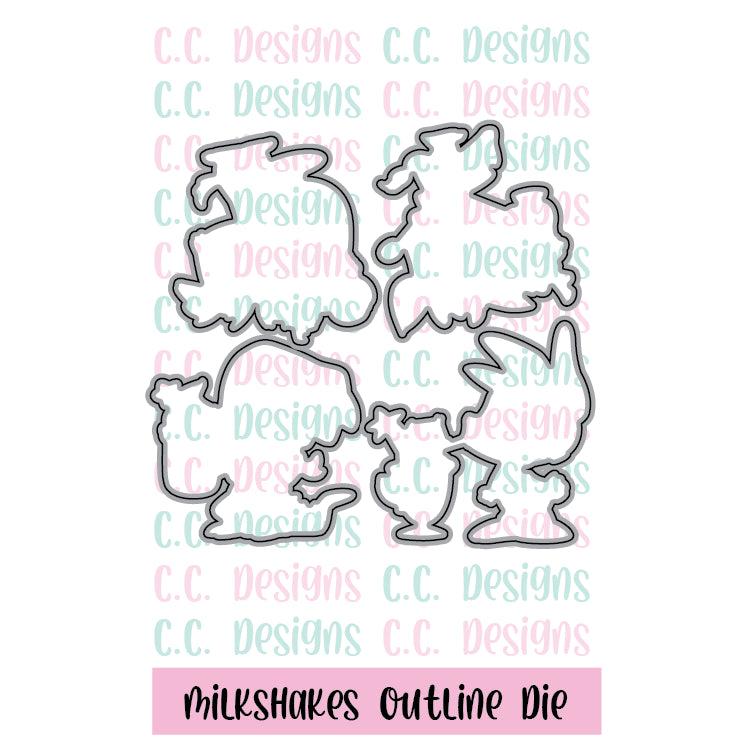 Milkshakes - Outline Metal Die