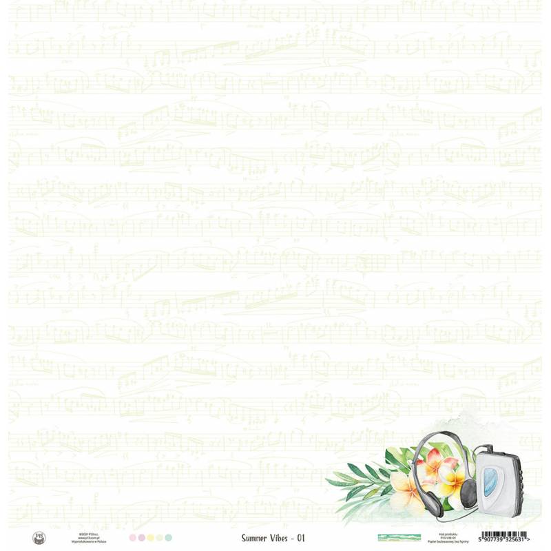 Paper 01 - 12"x12" - Summer Vibes