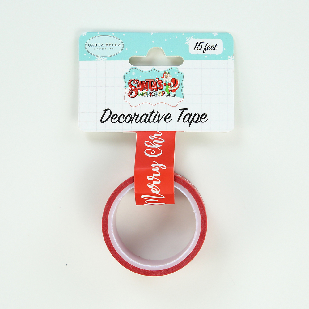 Merry Christmas Decorative Tape - Carta Bella Merry Christmas Decorative Tape - Carta Bella