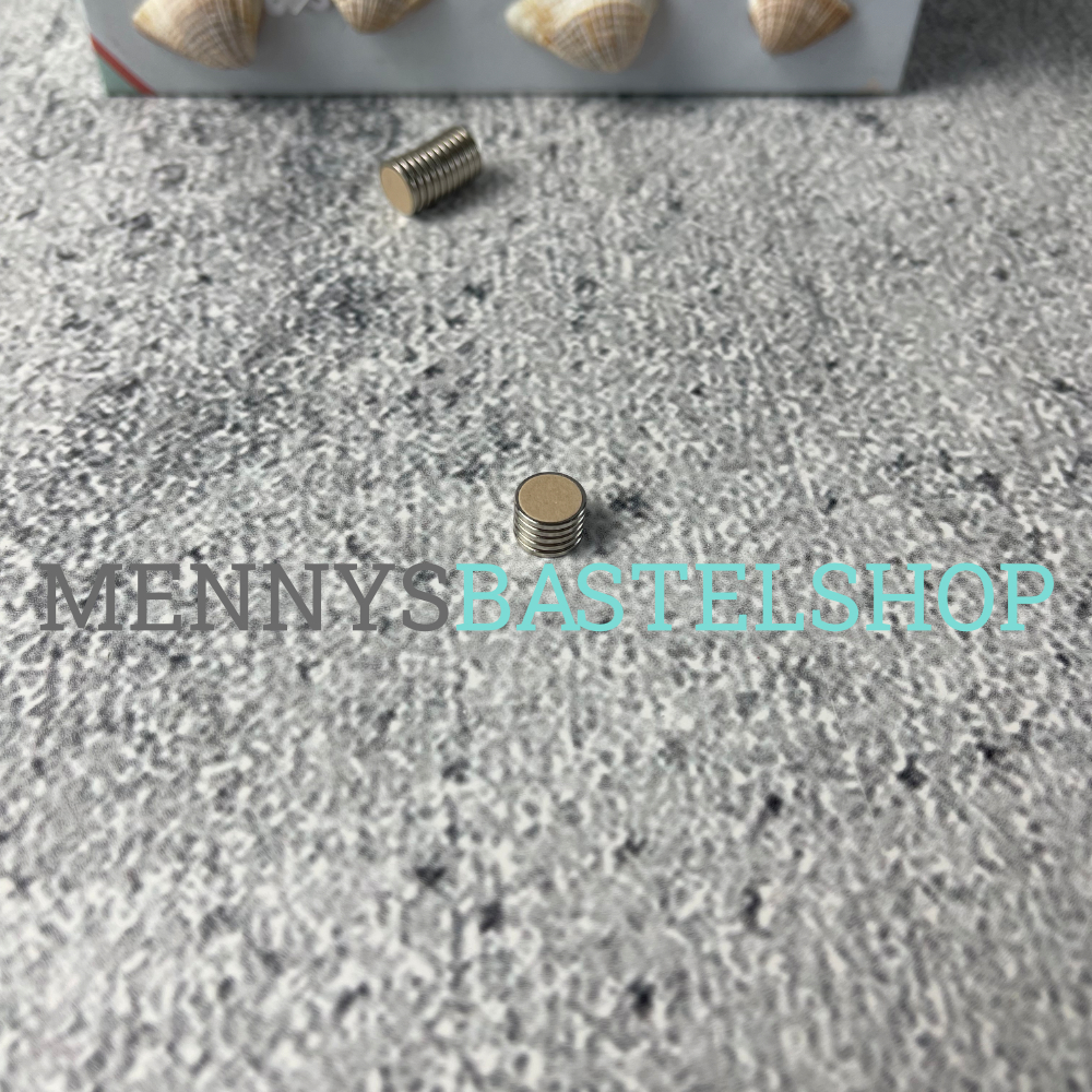 8mm - Mennys Magnet - Mit 3M Klebefolie