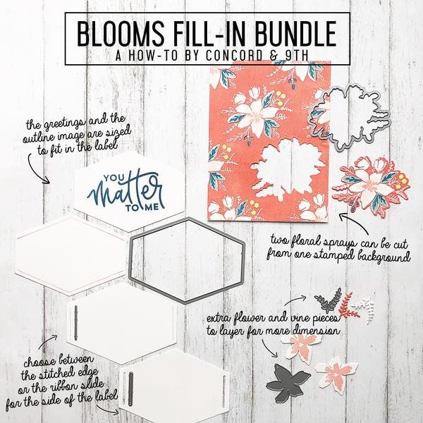 Blooms Fill-In - Dies Blooms Fill-In - Dies