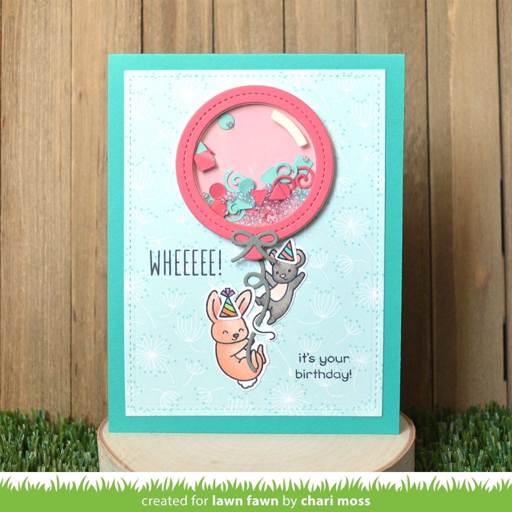 Stitched Balloon Frames - lawn cuts Stitched Balloon Frames - lawn cuts
