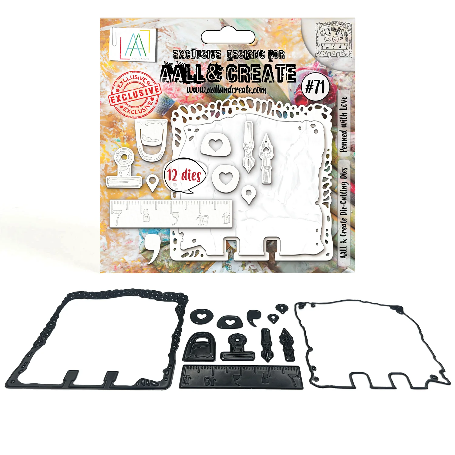 Penned With Love - #71 - Die-Cutting Die Set Penned With Love - #71 - Die-Cutting Die Set