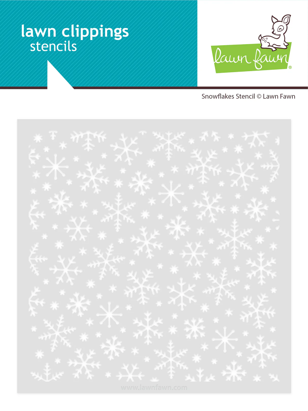 Snowflakes - Background Stencil Snowflakes - Background Stencil