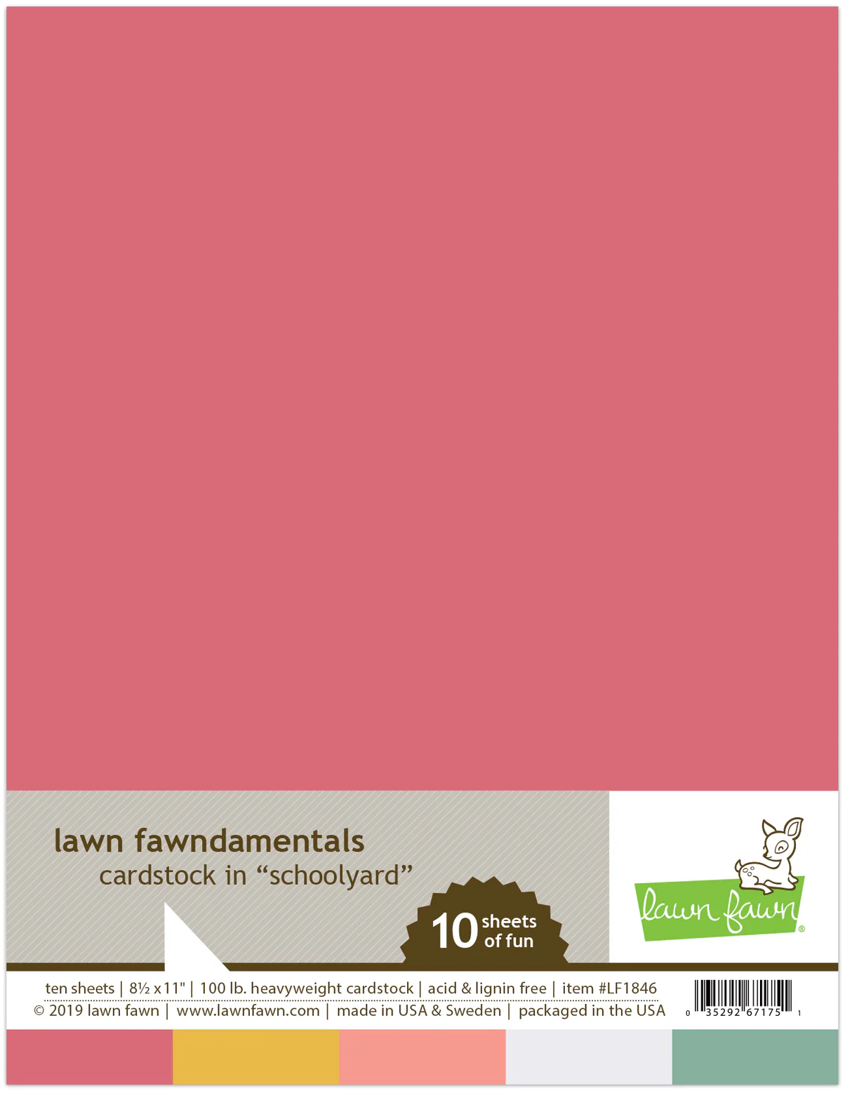Schoolyard Pack - Cardstock