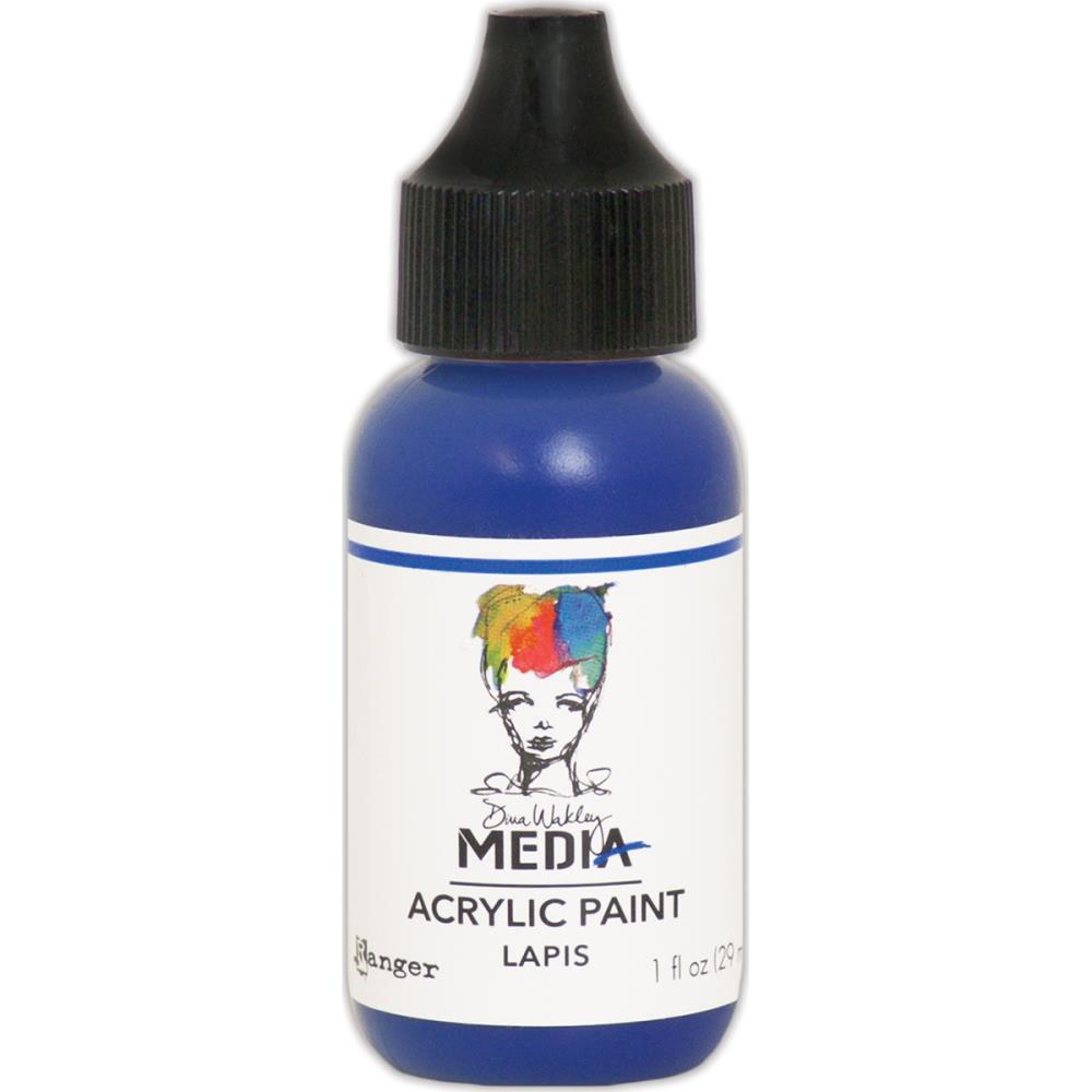 Lapis - Dina Wakley Media Heavy Body Acrylic Paint 1oz Lapis - Dina Wakley Media Heavy Body Acrylic Paint 1oz