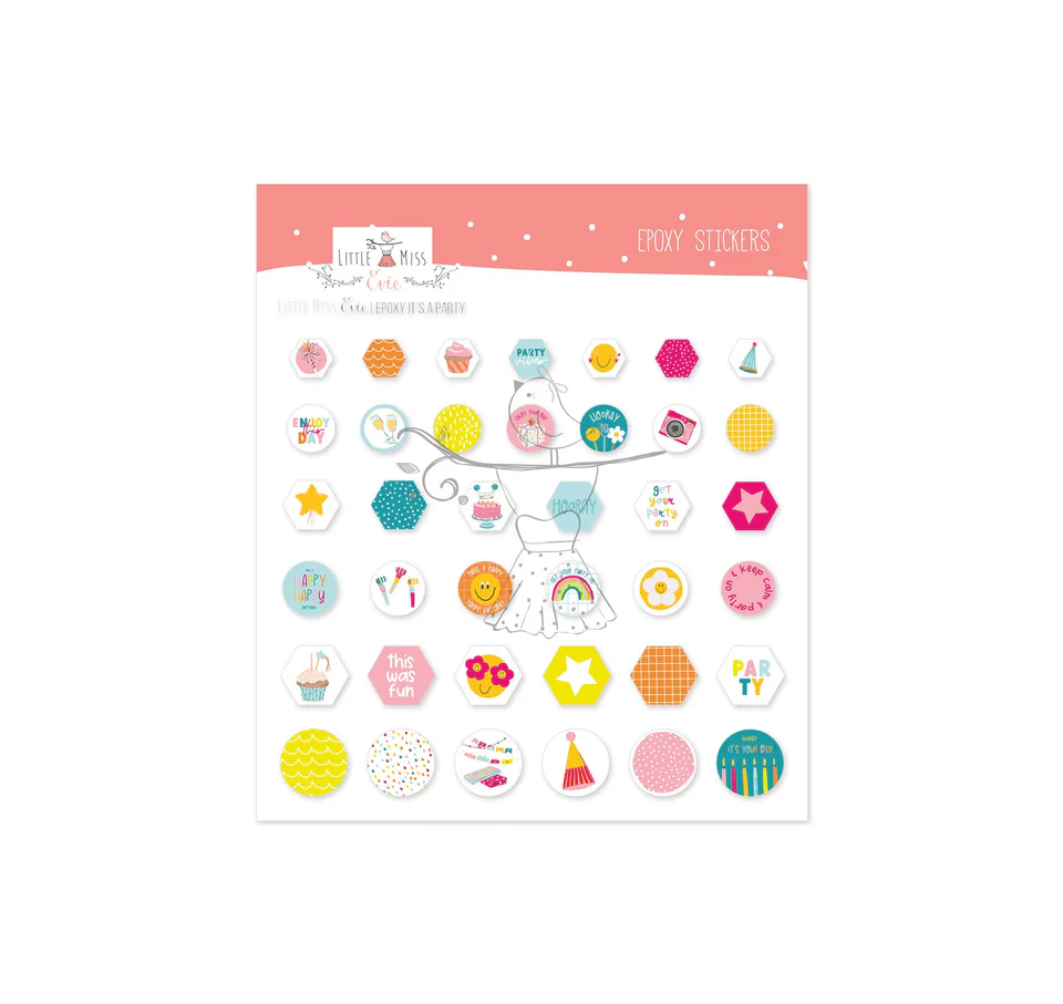 Epoxy Stickers - It's A Party