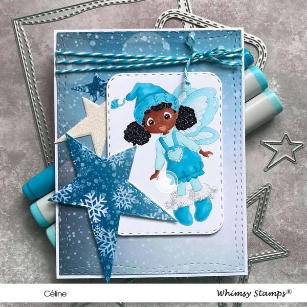 Fairy Grace - Rubber Cling Stamp